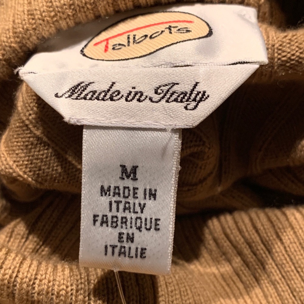 New Talbots Knit Turtleneck Sweater wool - Picture 5 of 5